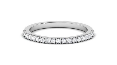 solitário noivado casamento anel joalheria francês pavimentar clássico configuração eua canadá quilate diamante torcido banda unidos estados brilhante cafajeste argolas 3d print model - Mito3D