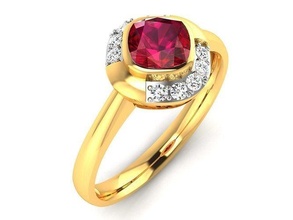 solitaire engagement mariage bague platine brillant précieux gemme luxe chrome argent imprimable bijou accessoire bijoux diamant anneaux 3d print model - Mito3D