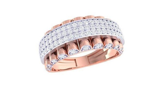 solitario Fidanzamento nozze squillare gioielleria platino anelli oro moda donne diamante anniversario promettere San Valentino 3d print model - Mito3D