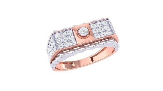 solitario Fidanzamento nozze squillare gioielleria platino anelli oro moda donne diamante anniversario promettere San Valentino 3d print model - Mito3D