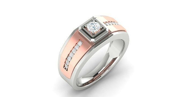 solitario compromiso Boda anillo quilate joyería joya anillos canalla Estados Unidos Canadá brillantez promesa imprimible diamante oro sólido libra esterlina 3d print model - Mito3D