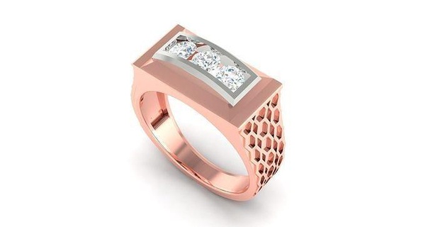 solitario compromiso Boda anillo joyería anillos libra esterlina imprimible diamante platino brillante joya plata delicado ligero oro blanco 3d print model - Mito3D
