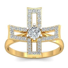 Solitaire nişan düğün yüzük yüzükler sterlin takı altın grup mücevher gümüş parlak elmas yazdırılabilir platin narin 3d print model - Mito3D