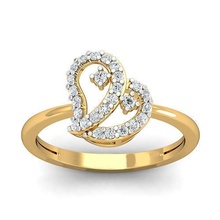solitaire engagement mariage bague bijoux or diamant femme femmes conception anneaux argent imprimable sterling mode platine Collier 3d print model - Mito3D