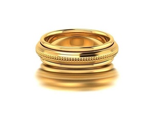 Solitär Engagement Hochzeit Ring Schmuck druckbar Platin Diamant Juwel Silber Mode brillant Gold Saphir Kleidung Armreif Ringe 3d print model - Mito3D
