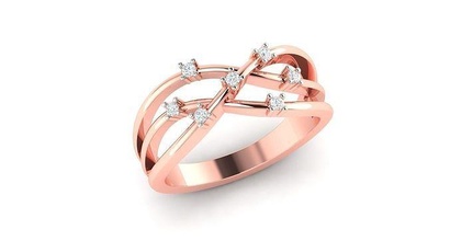 solitaire engagement mariage fleur bague bijoux bande femme or diamant halo anneaux femmes imprimable argent bijou gemme sterling mode 3d print model - Mito3D