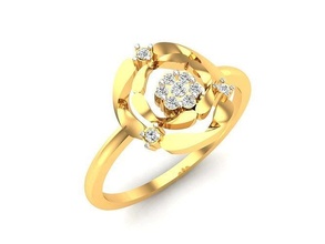 solitaire engagement wedding ring 3dm stl fbx obj render jewel gem jewellery jewelry engagem fashion sterling white diamond apparel beauty rings 3d print model - Mito3D