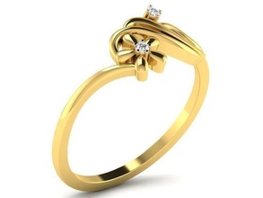 solitario Fidanzamento nozze squillare 3dm stl fbx obj render diamante gioielleria prezioso pietra preziosa brillante anelli stampabile rubino moda bellezza argento oro 3d print model - Mito3D