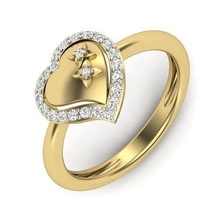 solitario compromiso Boda anillo 3dm stl joyería joya banda mujer oro diamante aureola anillos imprimible princesa plata brillante 3d print model - Mito3D