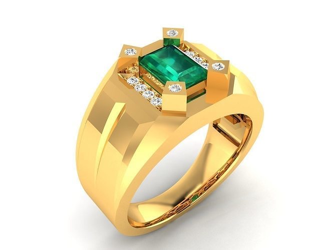 solitaire engagement wedding asscher rings ring fashion gift gold jewelry jewellery light precious print feather brand bird simple natural nature sky beauty silver 3D print model - Mito3D