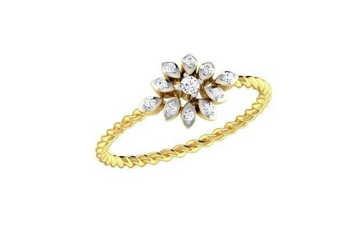 solitaire engagement wedding twisted ring 3dm stl obj details eternity band women precious anniversary bridal promise valentine jewellery jewelry gold diamond rings fashion 3d print model - Mito3D
