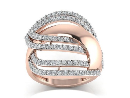 solitario compromiso Boda mujer derivación anillo bodas diamantes moda Anillo joyeria oro plata aniversario diseñador luz peso ligero imprimible anillos diamante Moda joyería joya 3d print model - Mito3D