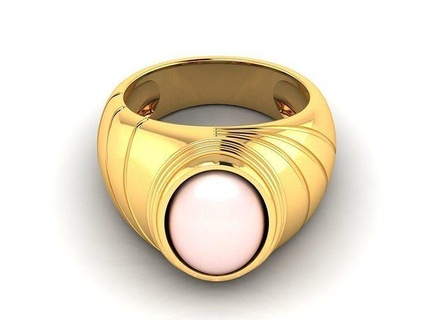 Solitär Engagement Hochzeit Frauen Opal Stein Ring Schmuck Juwel Diamant Gold Licht Gewicht druckbar Ringe zart Platin wt Ultra minimalistisch 3d print model - Mito3D