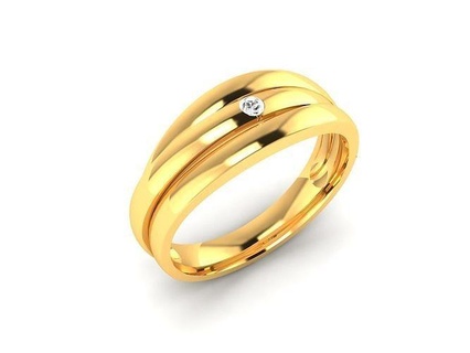Solitaire nişan düğün KADIN yüzük takı grup kadın altın elmas hale yüzükler toplu Toplamak 3d print model - Mito3D
