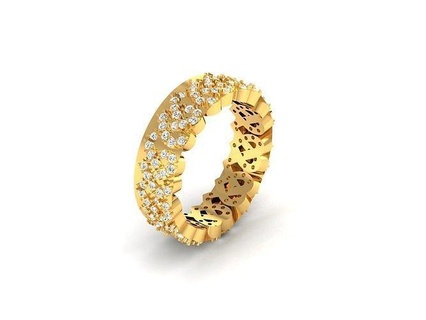 solitario Fidanzamento nozze donne squillare anelli sterlina stampabile diamante platino brillante gioiello gioielleria argento delicato luce oro bianca 3d print model - Mito3D