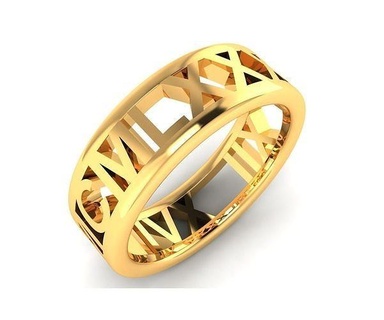 Solitaire nişan düğün KADIN yüzük ışık ağırlık mücevher elmas gümüş altın takı sterlin beyaz parlak platin yüzükler değerli 3d print model - Mito3D