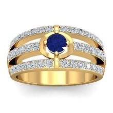 Solitär Engagement Hochzeit Frauen Ring einstellen Band Modelle Ringe Ehe gotisch Silber druckbar Diamant Schmuck Gold Juwel 3d print model - Mito3D