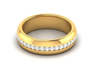 solitario compromiso boda mujer anillo diamante joya joyería animación placa giratoria moda medios comunicación diseño 3d modelos pt3d oro personaje anillos 3d print model - Mito3D