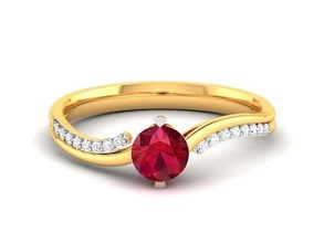 solitário noivado Casamento mulheres anel joalheria banda feminino ouro diamante moda argolas massa coleção 3d print model - Mito3D