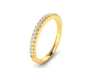 Solitär Engagement Hochzeit Frauen Ring Schmuck Band Frauenring wertvoll Gold druckbar Diamant Mode Ringe Bulk Sammlung 3d print model - Mito3D