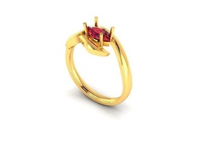 Solitär Engagement Hochzeit Frauen Ring Schmuck Band Frauenring Gold Diamant Mode Ringe Bulk Sammlung 3d print model - Mito3D