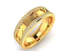 Solitär Engagement Hochzeit Frauen Ring Schmuck Band Frauenring wertvoll Gold druckbar Diamant Mode Ringe Bulk Sammlung 3d print model - Mito3D