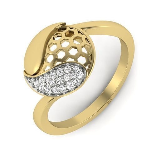 solitär engagement frauen ring schmuck band frauenring hochzeit gold diamant mode ringe bulk sammlung 3D print model - Mito3D