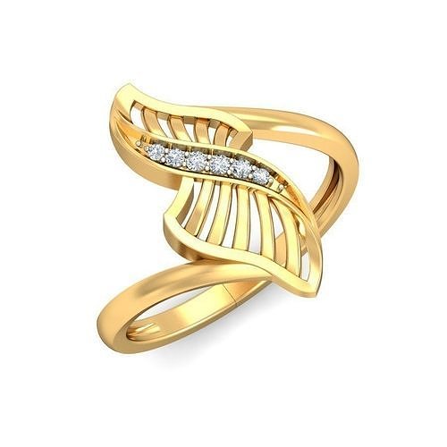 solitaire engagement women ring jewelry band womenring wedding gold diamond fashion rings bulk collection dimaond 3D print model - Mito3D