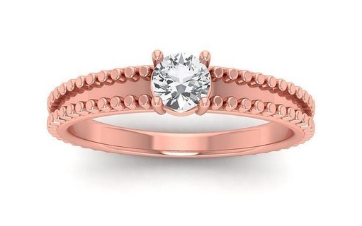 solitario Fidanzamento donne anelli gioielleria squillare gruppo musicale womenring nozze diamante collezione stampabile prezioso 3d print model - Mito3D