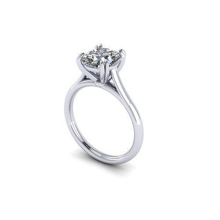 solitaire oval diamond ring jewel engagement wedding jewellery silver jewelry gold engagem fashion sterling pendant necklace beauty earrings pendants rings 3d print model - Mito3D