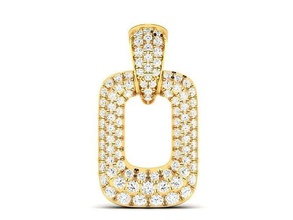 solitaire pendants jewelry precious wedding gold printable diamond fashion rings bulk collection dimaond engagement women pendant light 3d print model - Mito3D