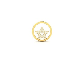 Solitaire kolye mücevher düğün nişan yazdırılabilir elmas gümüş altın takı sterlin beyaz parlak platin lüks değerli star 3d print model - Mito3D