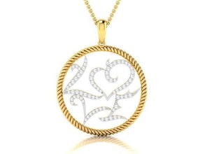 solitaire pendants jewelry precious wedding gold printable diamond fashion rings bulk collection dimaond engagement women pendant light wt 3d print model - Mito3D