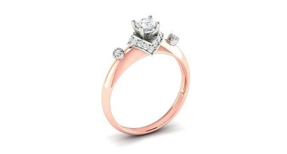 solitário anel joalheria ouro imprimível brilhante argolas diamante esterlina noivado platina precioso luxo gema prata quilate brilhando 3d print model - Mito3D