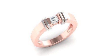 solitario squillare gioielleria oro stampabile brillante anelli diamante sterlina fidanzamento platino prezioso lusso gemma argento carati splendente 3d print model - Mito3D