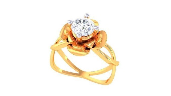 solitario anillo 29 anillos imprimible diamante platino joya brillante Boda compromiso joyería plata amarillo oro blanco libra esterlina 3d print model - Mito3D