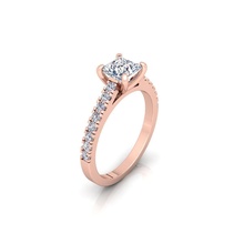 Solitaire yüzük 04 takı yüzükler kadın düğün Toplamak değerli toplu elmas nişan yüzüğü Elmas tek taş altın moda 3d print model - Mito3D