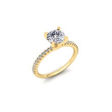 solitaire bague 15 bijoux anneaux femme mariage collection précieux masse diamant engagement fiançailles or mode 3d print model - Mito3D