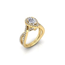 solitário anel 22 joalheria argolas feminino Casamento coleção precioso massa diamante noivado ouro moda 3d print model - Mito3D