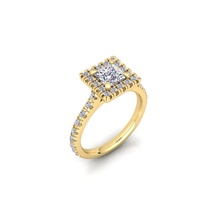 solitario squillare 23 gioielleria anelli womenring nozze collezione prezioso massa diamante Fidanzamento anello fidanzamento diamanti oro moda 3d print model - Mito3D