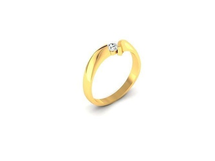 solitario squillare 3dm stl fbx obj render dettagli nuziale diamante Smeraldo regalo oro gioielleria personalizzato argento donne Fidanzamento platino anelli nozze bianca 3d print model - Mito3D
