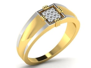solitario anillo 3dm stl obj fbx detalles joyería joya lujo compromiso oro libra esterlina plata imprimible diamante Boda platino brillante anillos 3d print model - Mito3D