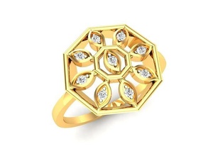 solitario anillo 3dm stl obj fbx detalles 3dprinted diseño Moda oro dorado joya joyería impresión imprimible prototipos anillos plata diamantes diamante 3d print model - Mito3D