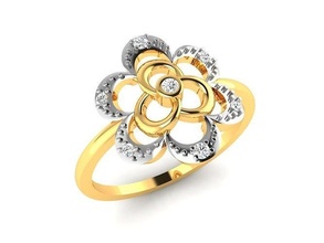 solitario anillo 3dm stl obj fbx detalles 3dprinted diseño moda oro dorado joya joyería impresión imprimible prototipos anillos plata delicado compromiso diamante 3d print model - Mito3D
