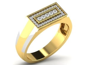 solitaire bague 3dm stl obj fbx rendre détails bijoux imprimable argent bijou mariage engagement gemme diamant sterling impression mode anneaux 3d print model - Mito3D