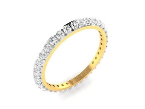 solitario anillo 3dm stl obj fbx detalles joyería joya platino oro brillante imprimible diamante compromiso Moda belleza precioso lujo diamantes anillos 3d print model - Mito3D