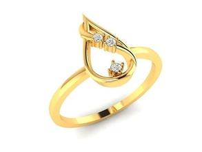 solitario anillo 3dm stl obj fbx detalles joyería joya oro imprimible moda platino compromiso boda libra esterlina diamante plata anillos 3d print model - Mito3D