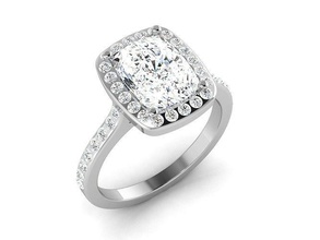 solitario anillo 3dm stl 3d impresión modelo anillos joyería joya oro plata diamante imprimible compromiso Boda libra esterlina blanco brillante platino 3d print model - Mito3D