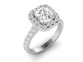 solitaire bague 3dm stl rendre 3d impression modèle anneaux mariage engagement bijoux imprimable gemme bijou diamant argent or sterling blanc 3d print model - Mito3D