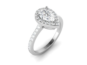 solitario squillare 3dm stl render 3d Stampa modello anelli nozze Fidanzamento gioielleria stampabile gemma gioiello diamante argento oro moda bianca 3d print model - Mito3D